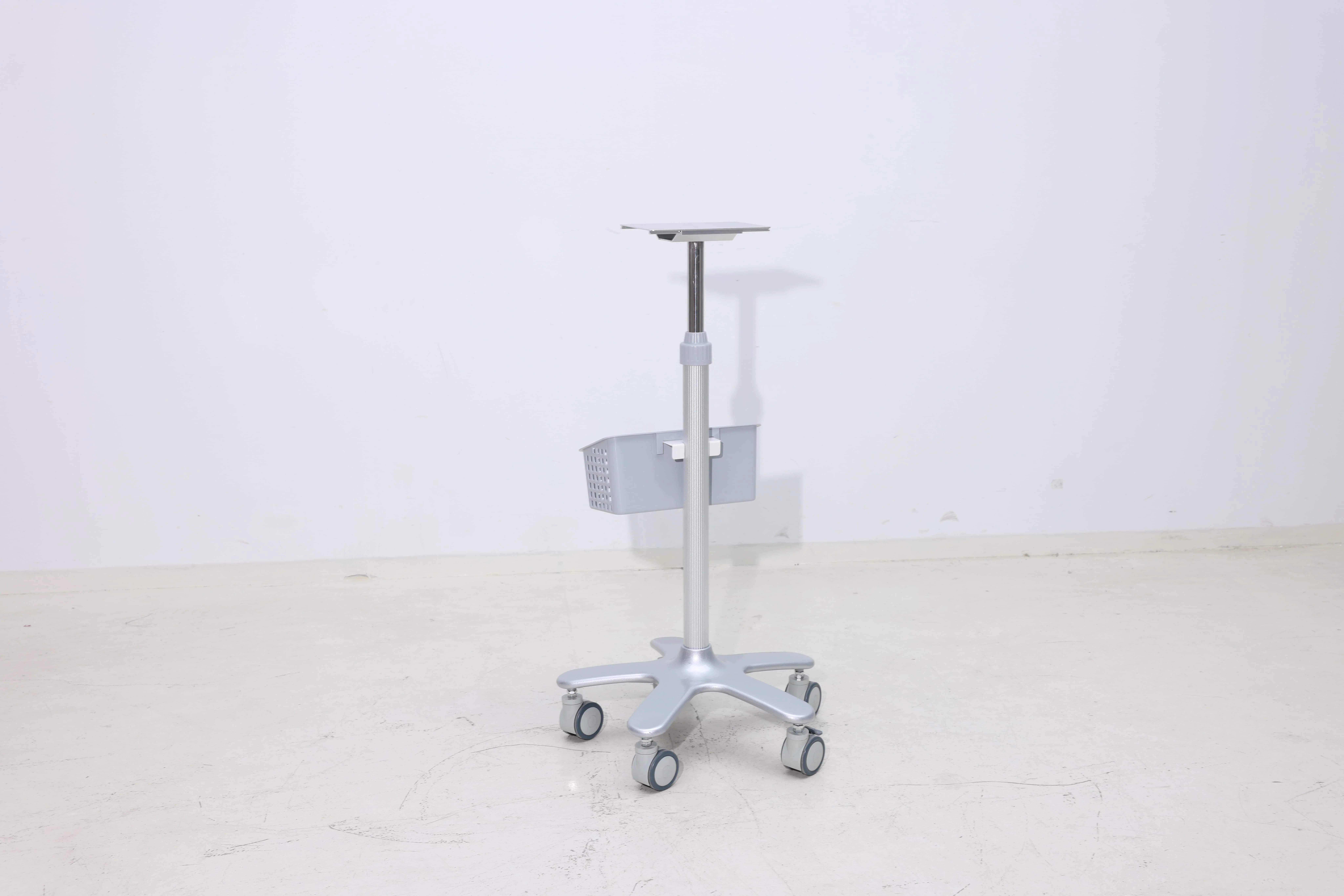 Modern Medical Trolley Cart Vital Signs Monitoring 360 Rotating Accessory Tray for Hospital Hotel Mall Dining Living Room Use 5