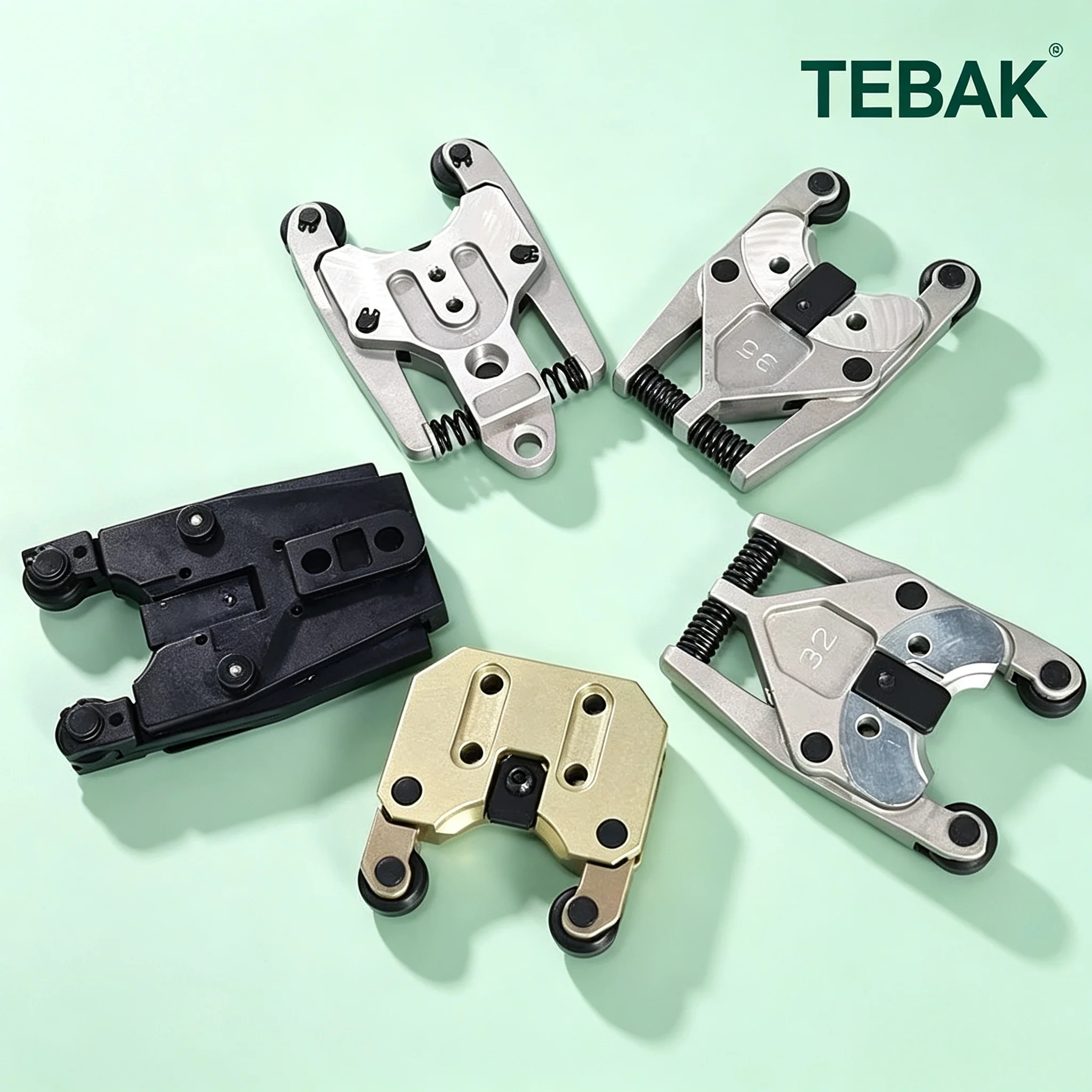 BT30 BT40 BT50 Spindle Pull Gripper External Internal Thread Claw Clamp for CNC Milling Machine Center Tool Changer Parts