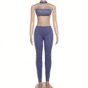 Dropshipping Wholesale New Arrivals Popular 2026 Women Clothing Backless Digital Printed 2 Piece Set