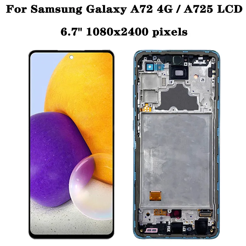 Mobile Phone Lcd For Samsung A72 A725 LCD Touch Screen Display Accessories For Samsung for galaxy A72 A725 Lcd screen display