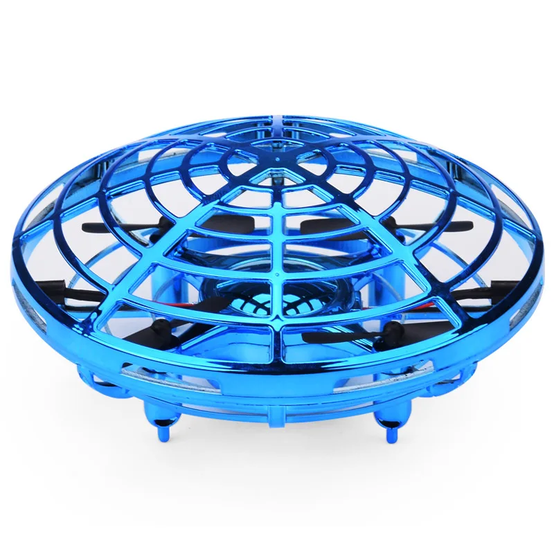 UFO Flying Ball Toys,TURN RAISE Motion Hand-Controlled Suspension Helicopter Toy Infrared Induction Interactive Drone Indoor Flyer Toys with 360°Rotating and Flashing LED Lights for Kids Boys ，Girls 