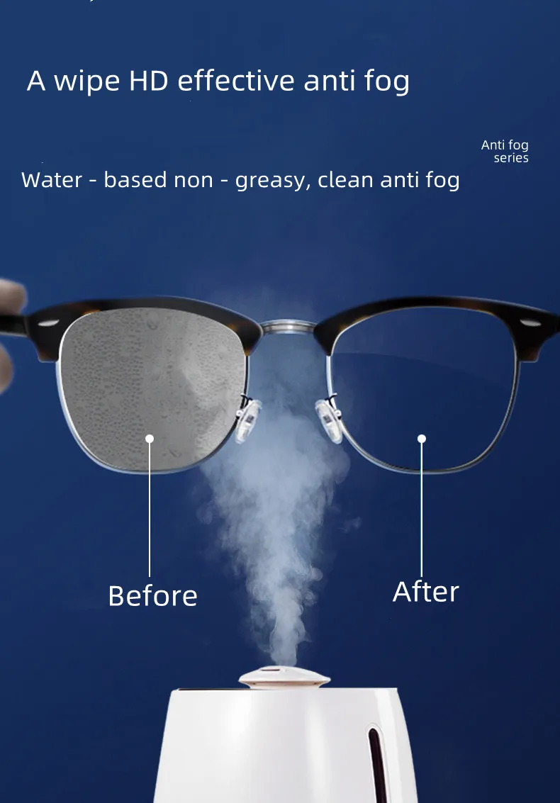 Brightwipes 30 Wipe Box - Biodegradable Lens Cleaning Wipes - THE GLASSES CASE SHOP