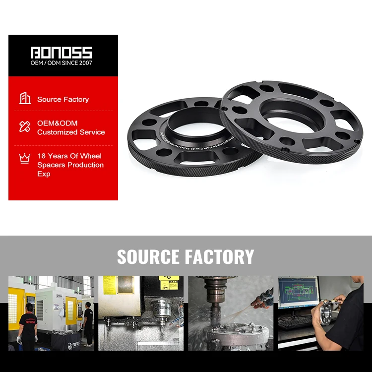 Forged Wheel Spacers For BMW Mercedes Audi VW 5x112 5x120 CB66.5 57.1 Hubcentric Custom Factory