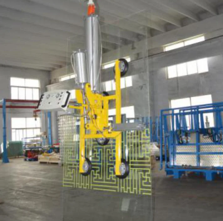 Electric Glass Spreader Vacuum Hoist Lifting Systems Curtain Wall Loading And Unloading