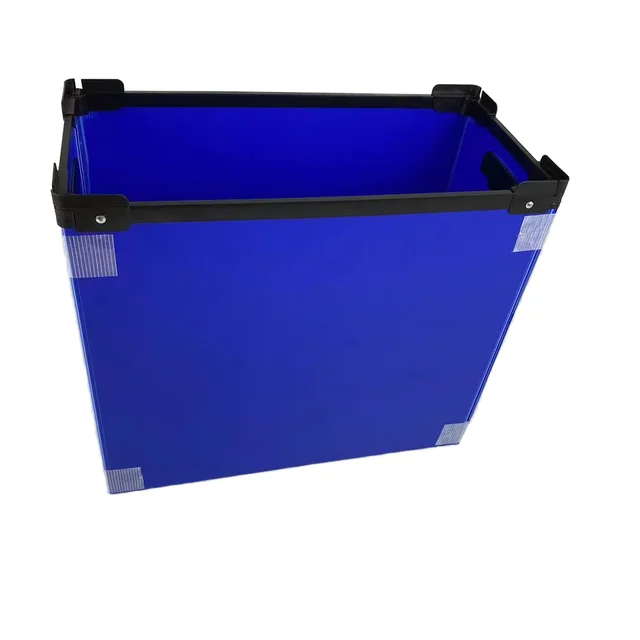 Hollow Board Turnover Box Accessories Transportation, Thickened PP Packaging Box, Foldable Hollow Board Turnover Box