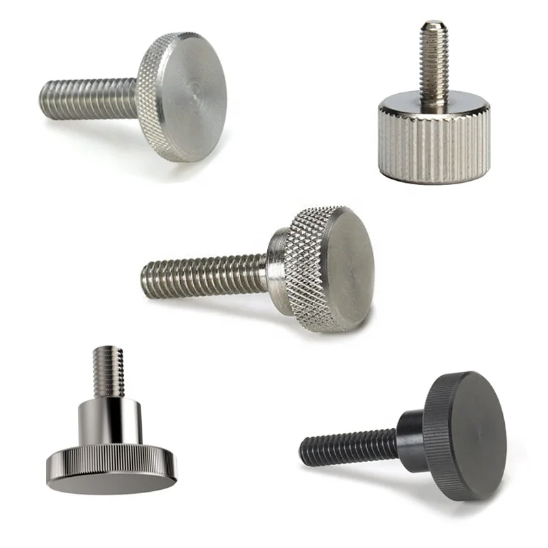 Precision Knurled Stainless Steel Aluminum Thumb Screw Knob Screw Buy