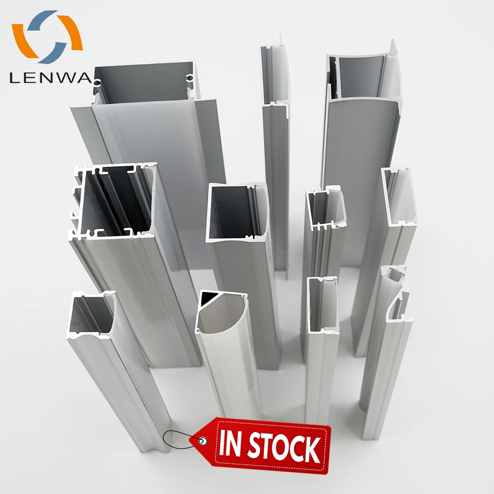 LENWA Light Groove LED Slot Profile Lighting Extrusion Strip Groove Diffuser Aluminum Mounting Casing Support System for Cabinet