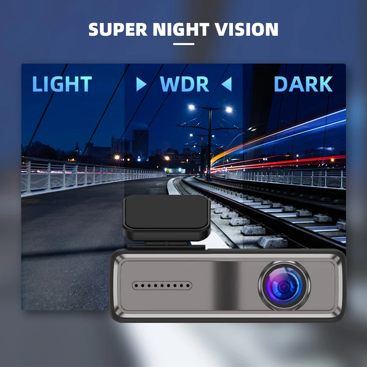 Mini Convenient Universal Full Color Night Vision Dvr 64G Black Box Wifi App or Vehicle Screen Control Car Dash Camera with ADAS factory