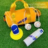 Happy sports yellow 4-piece set-crossbody bag-speaker-neck fan-w