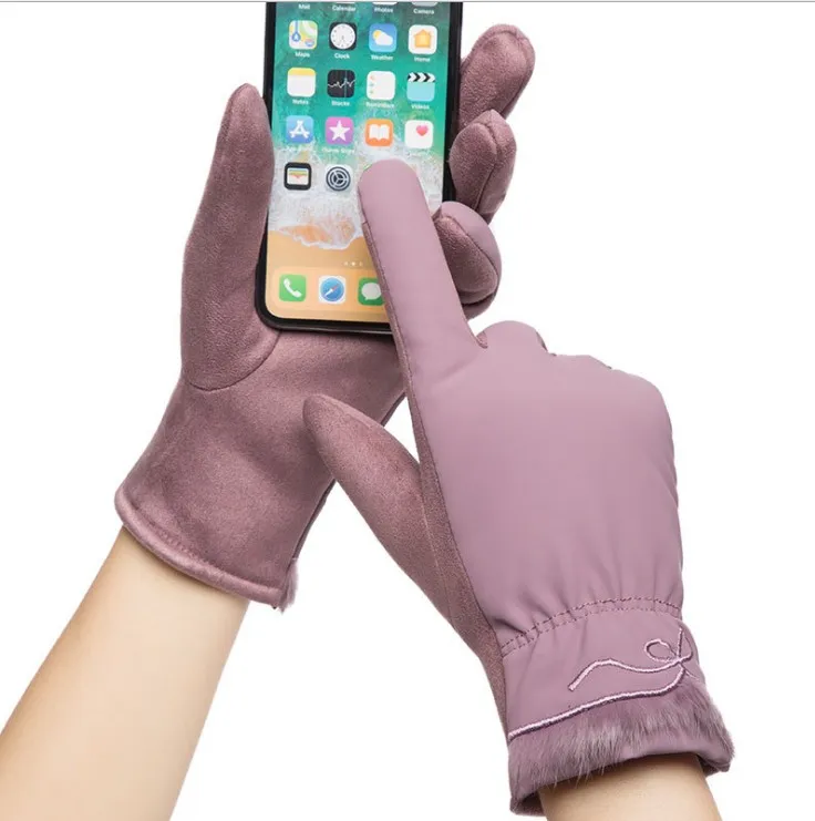 fancy winter gloves