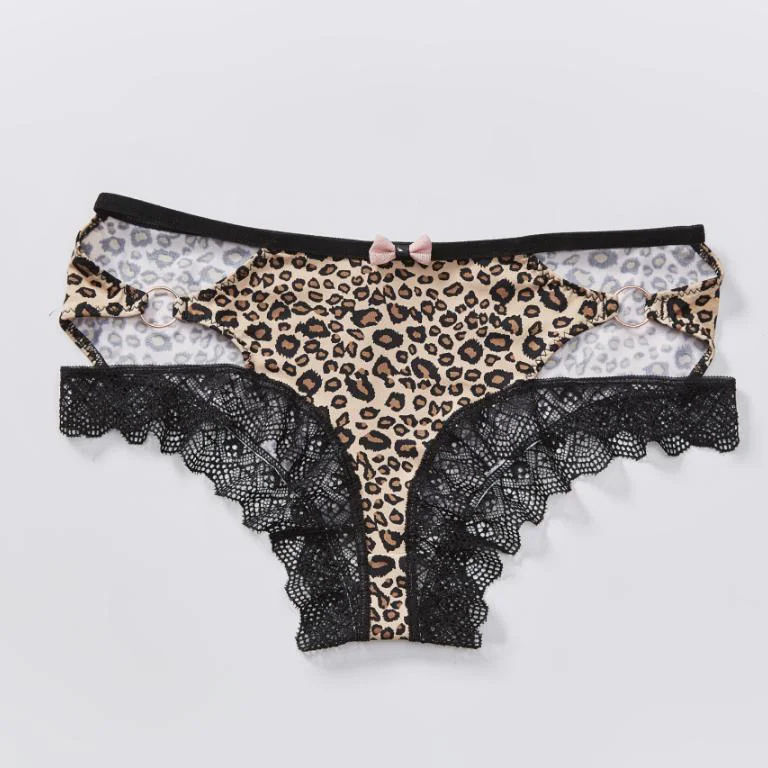 Girl Leopard Thong Panties