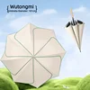 Wutong rice spoon - wooden straight handle