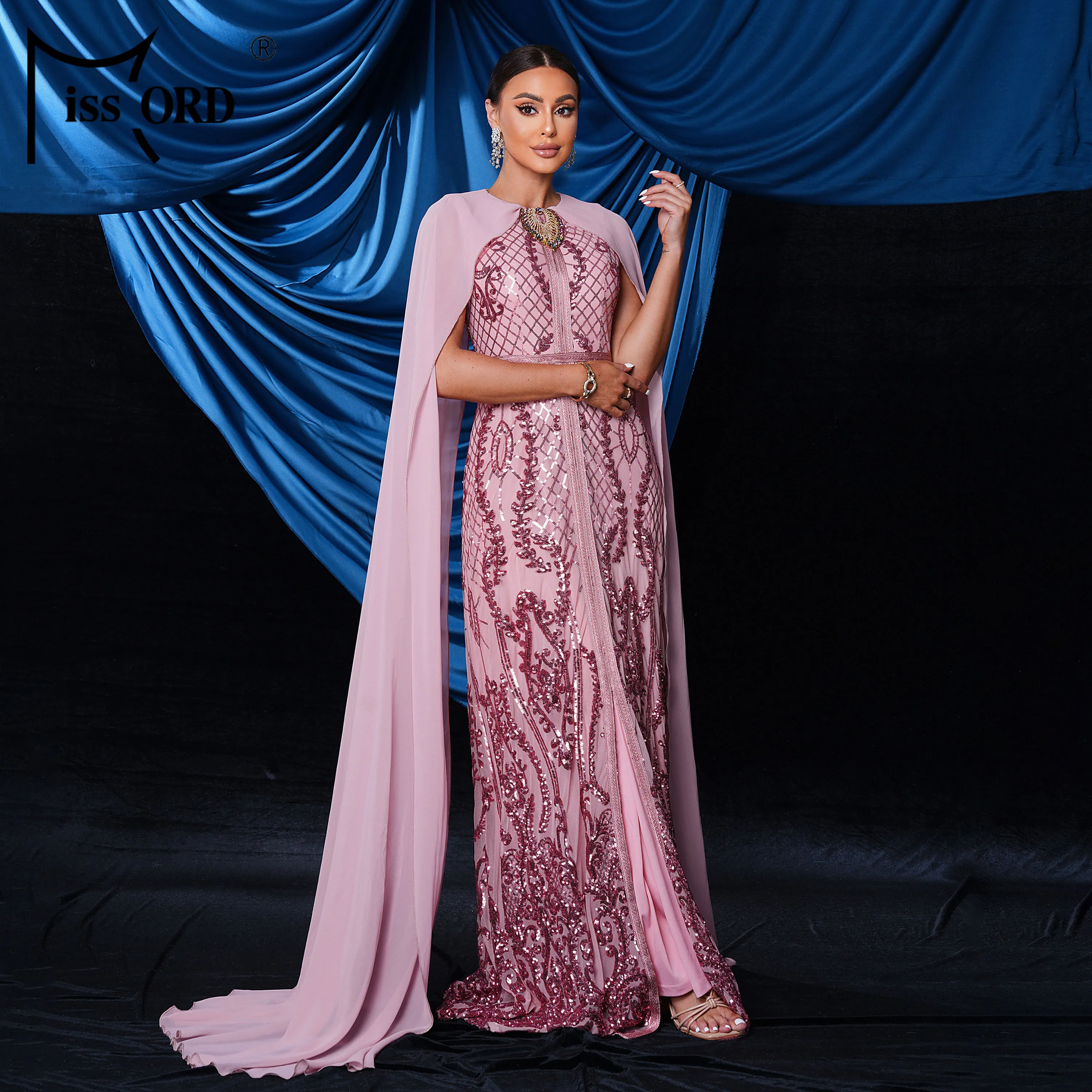 evening dresses istanbul turkey Strapless Long Mermaid Prom Dress with Lace-Up Back– PromGirl main image 1