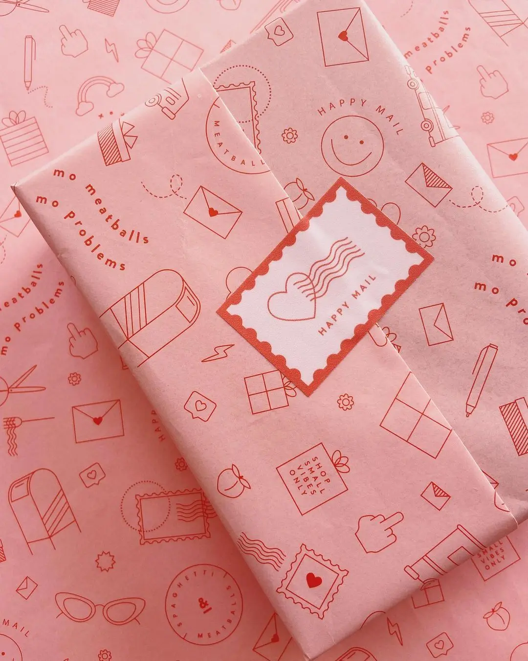 Wholesale Custom Printed Design Pink Tissue Gift Wrapping Paper For