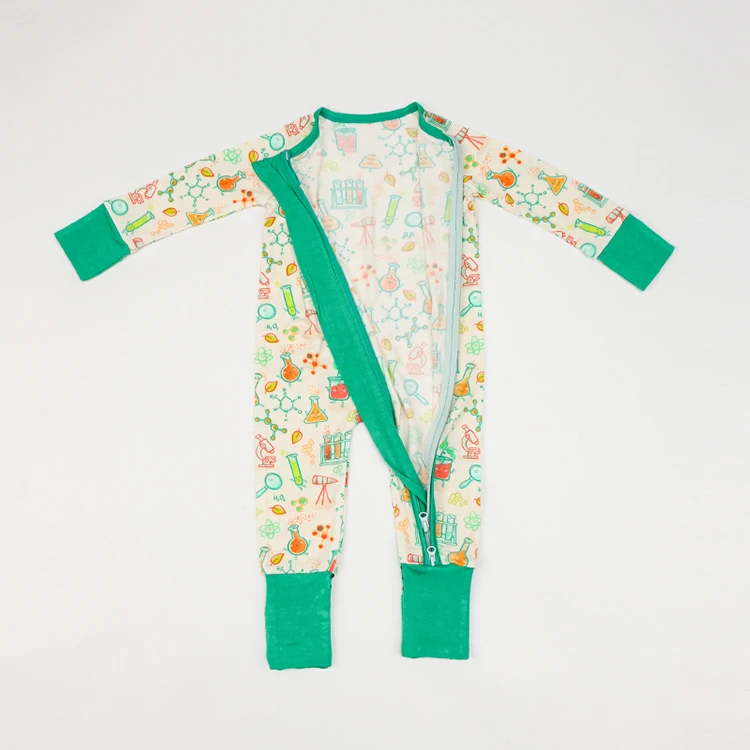Sleep Suit With Zip Romper Babi Organic Toddler Romper Jumpsuit Baby