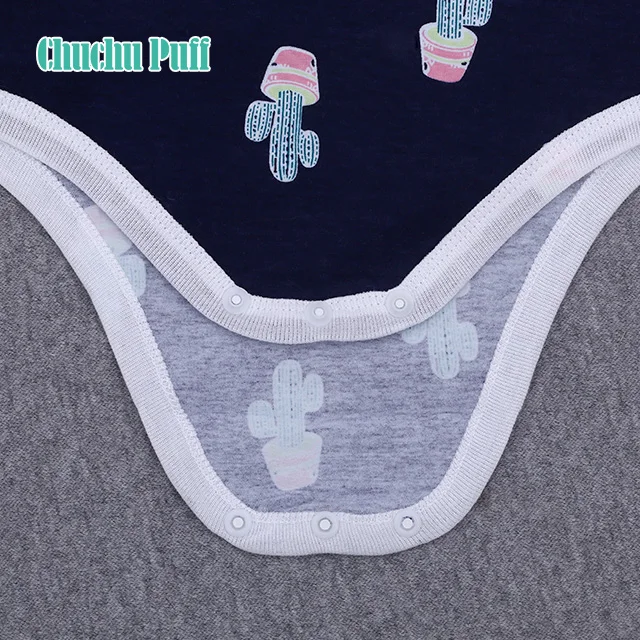 Новорожденный ребенок с длинным рукавом хлопок унисекс пол Подарочная коробка пижамы Детские боди Детские комбинезоны