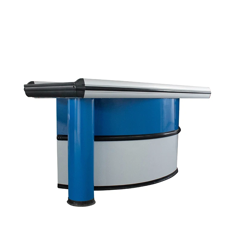 Round Checkout Counter Supermarket Checkout Counter  Convenience Retail Store Cash Table