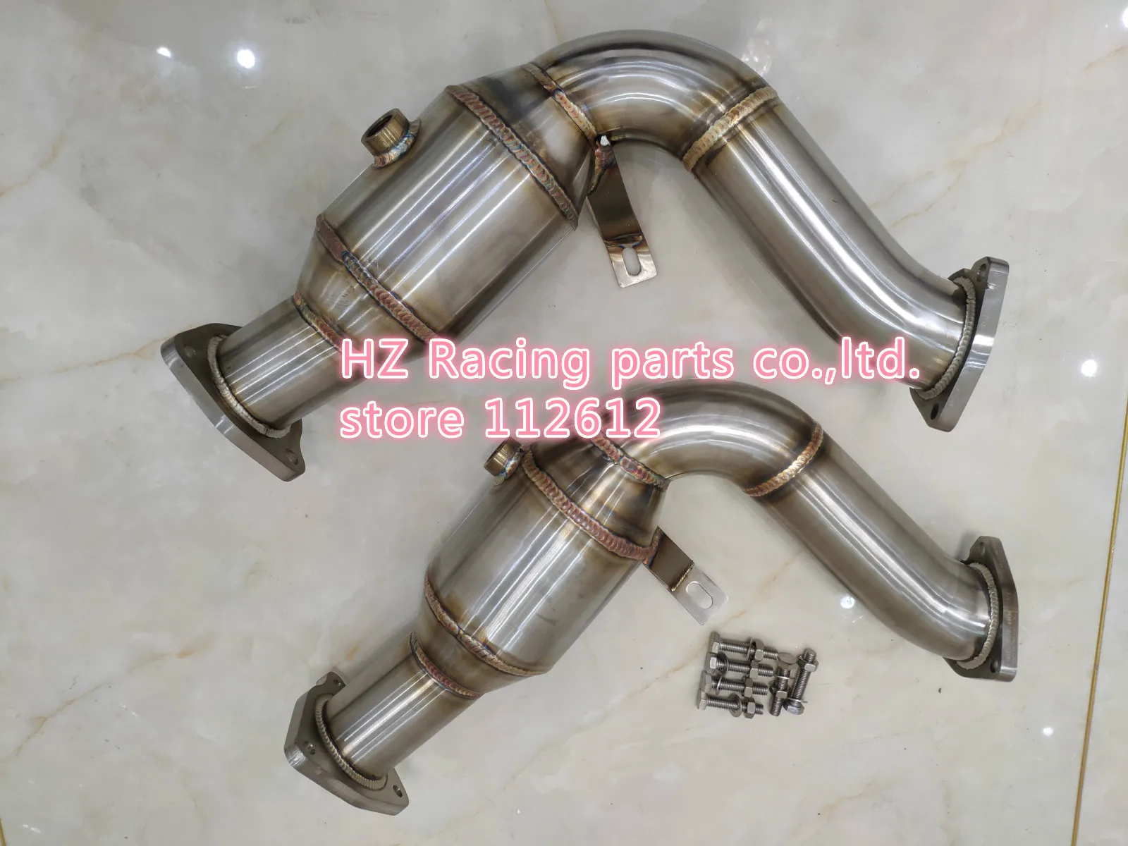 New design top grade downpipe for audi A4 S4 B8 B8.5 A5 S5 Q5 SQ5 A6 C7 A7 A8 D4 3.0 TFSI DECAT Downpipe