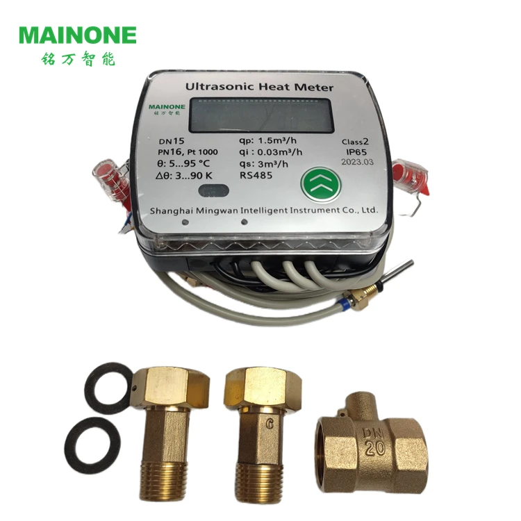 Mainone Dn15-dn40 Ultrasonic Heat Meter Cooling Measuring And Heating ...