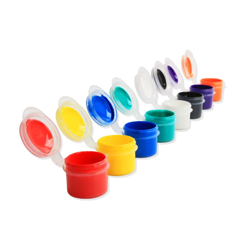 Professional Art Supplies Acrylic Paint Set Ecofriendly Pigment 12*5ml With 2brush Set Buy