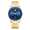 Cinturino in Acciaio Oro e Blu