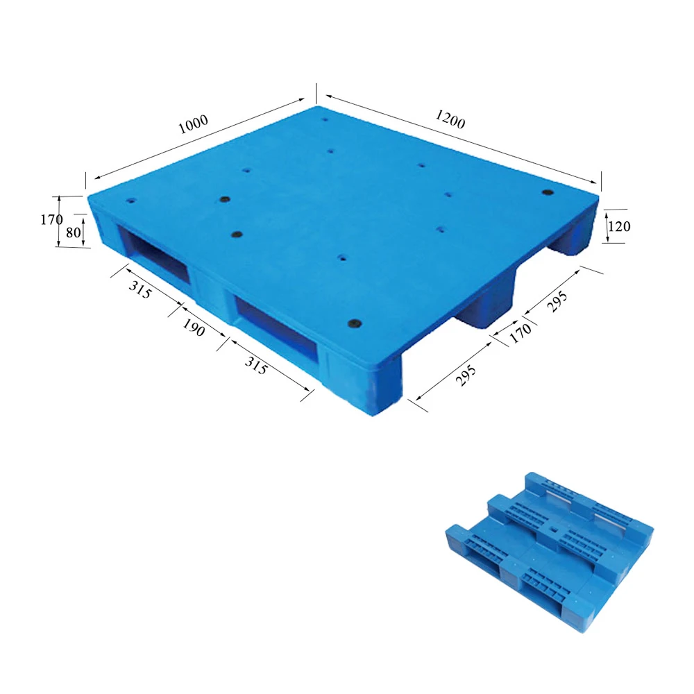 HDPP/HDPE Plastic Tree Runners Pallet 1200mm*1000mm*170mm Duurzaam en stevig product