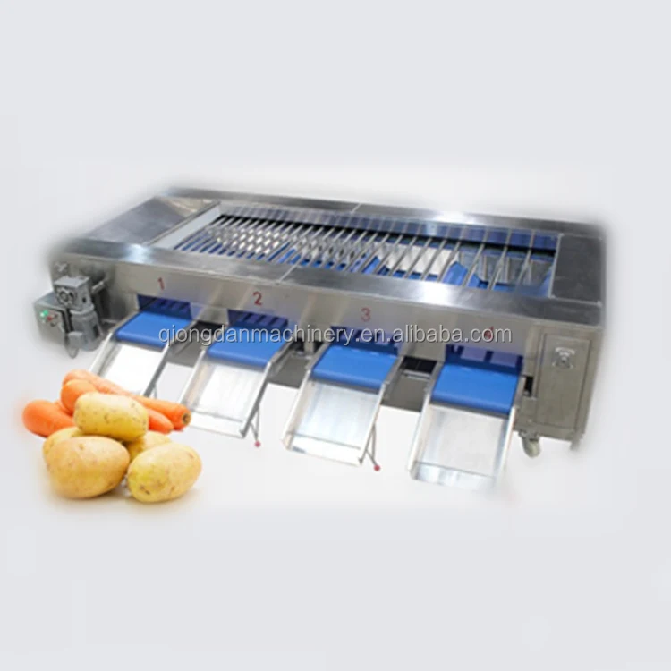 Automatic Potato Size Grading Sorting Machine Sweet Potatoes Radial Sorter and Grader Line Machines Equipment Price for Sale