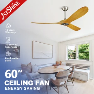 1stshine Ceiling Fan Hot Sale 220V Remote Control Decorative 60 Inches Ceiling Fan for Bedroom