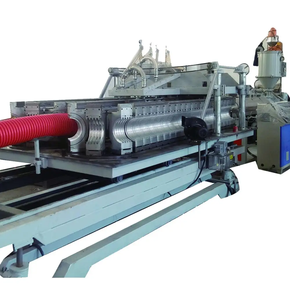 Machina Tuborum Corrugatorum Simplex Paries PE, Machina Hosing Sprialis PE