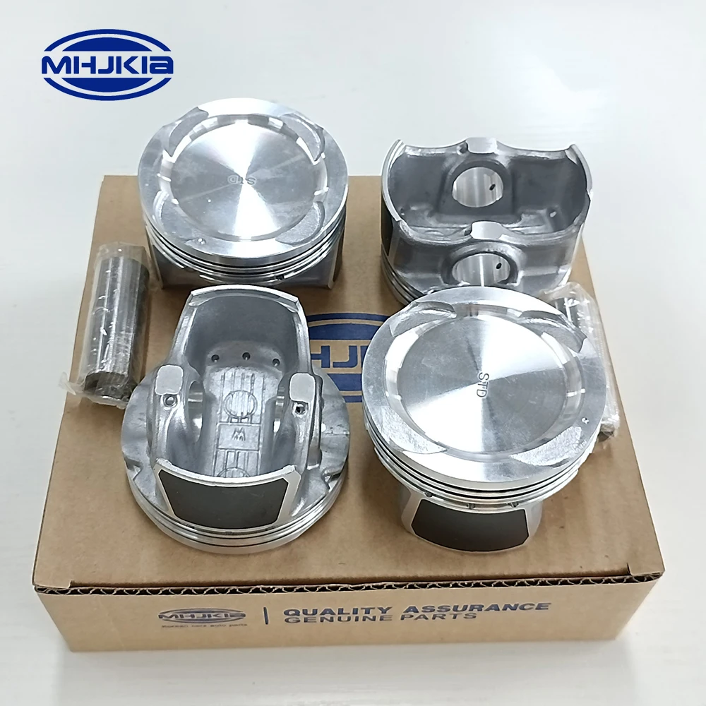 4PCS G4KDエンジンピストンとリングセット2.0 L4モデルと互換性のある