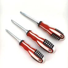 American Flag CRV Hex Screwdriver Chrome Finish DIY Grade OEM Socket Bolt Sturdy PHILLIPS Screwhead Fine Workmanship