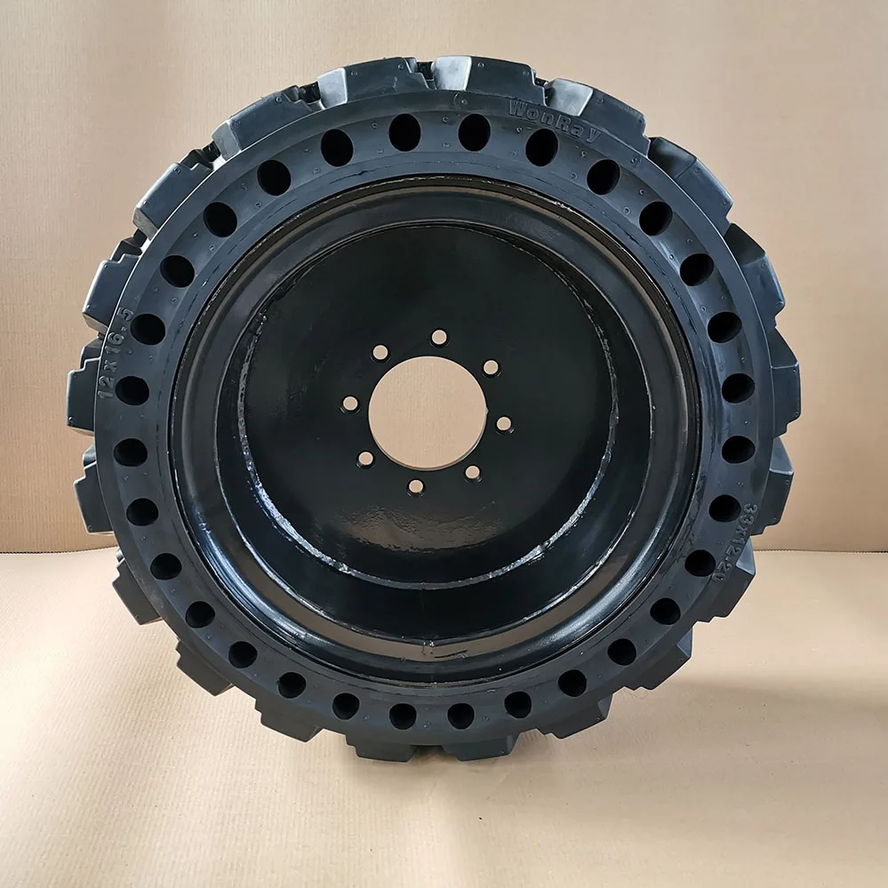 Wholesale Skidsteer Tires with Rims Loader Solid Tyres 12-16.5 for Case ...