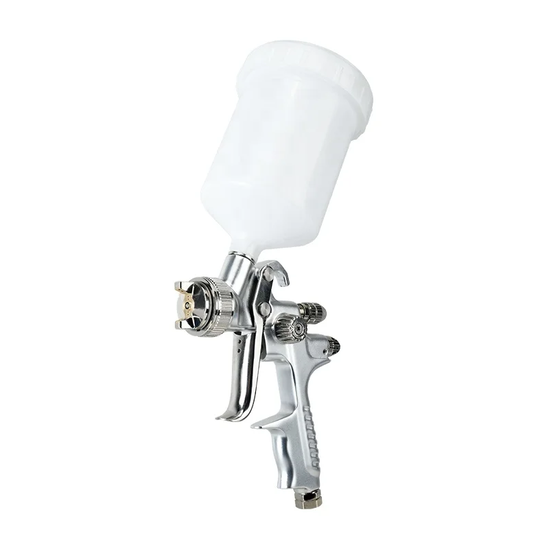 RONGPENG R802 Professional HVLP Spray Gun Aluminum Forged Paint Gun Body Pneumatic Spray Gun Gravity Feed