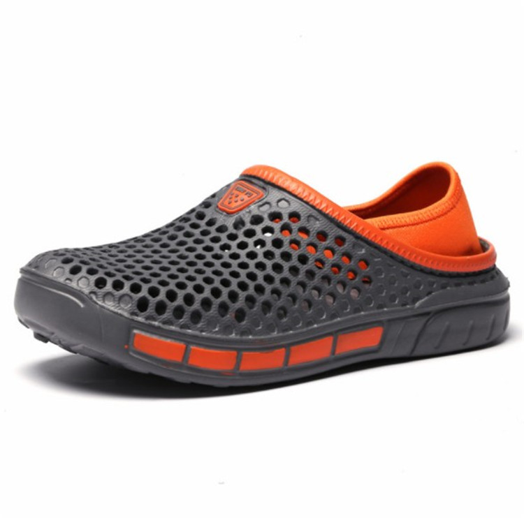 Модные удобные тапочки унисекс с отверстиями для пещер, Мужская мягкая повседневная обувь, женская дышащая прогулочная обувь