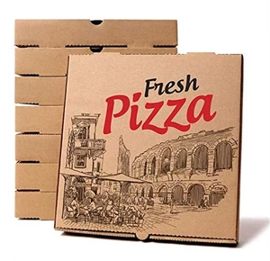 Wholesale Pizza Boxes 12 Inch Safe Paper logo Pizza Box Pizza Carton Box for Food Box Pizza