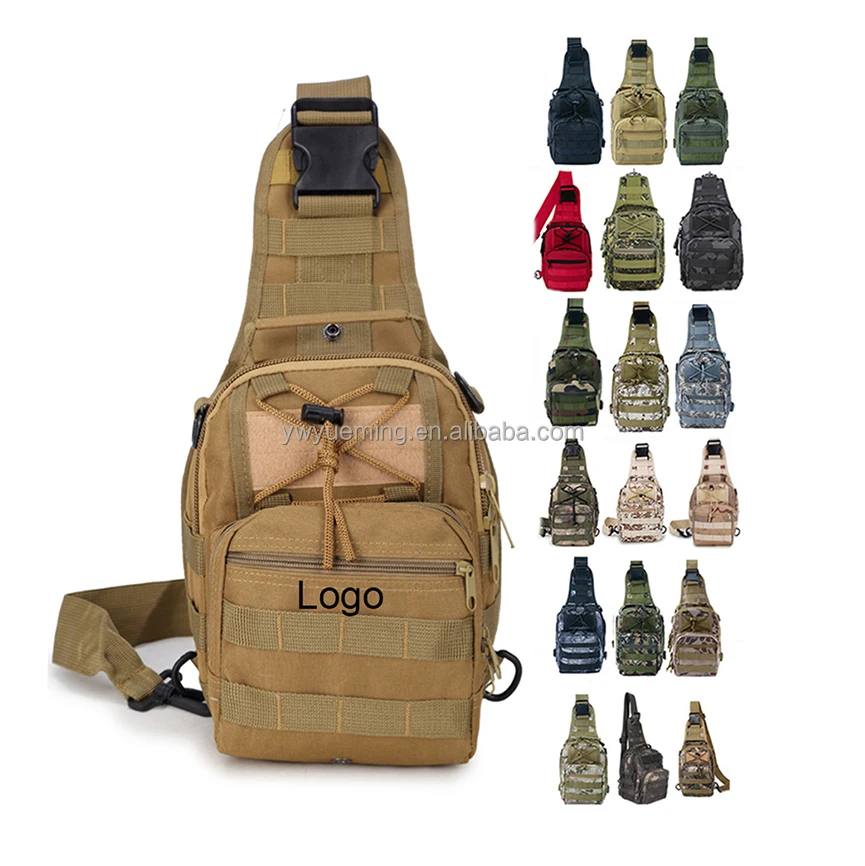 Tactical Backpack Military Shoulder Crossbody Bag Hiking Camping Pack Outdoors 