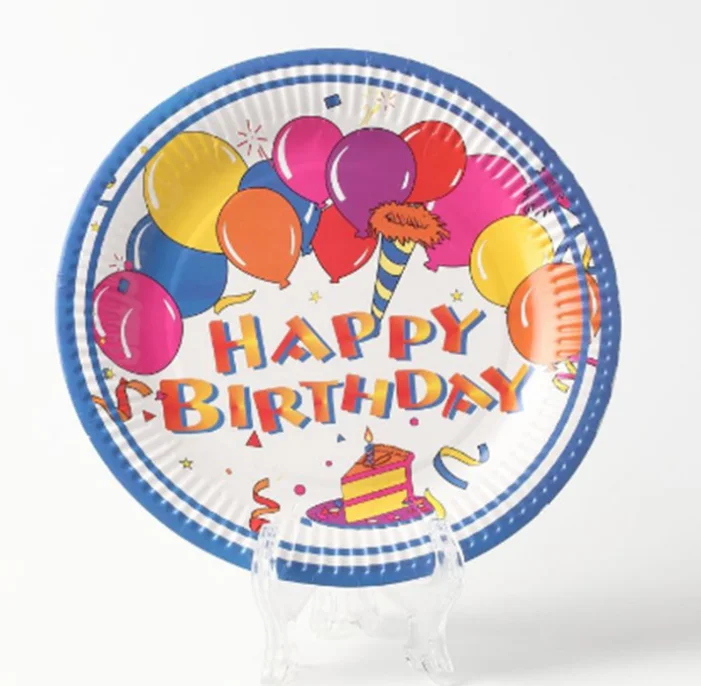 Custom design your own paper plates 9 in round paper plates manufacturing