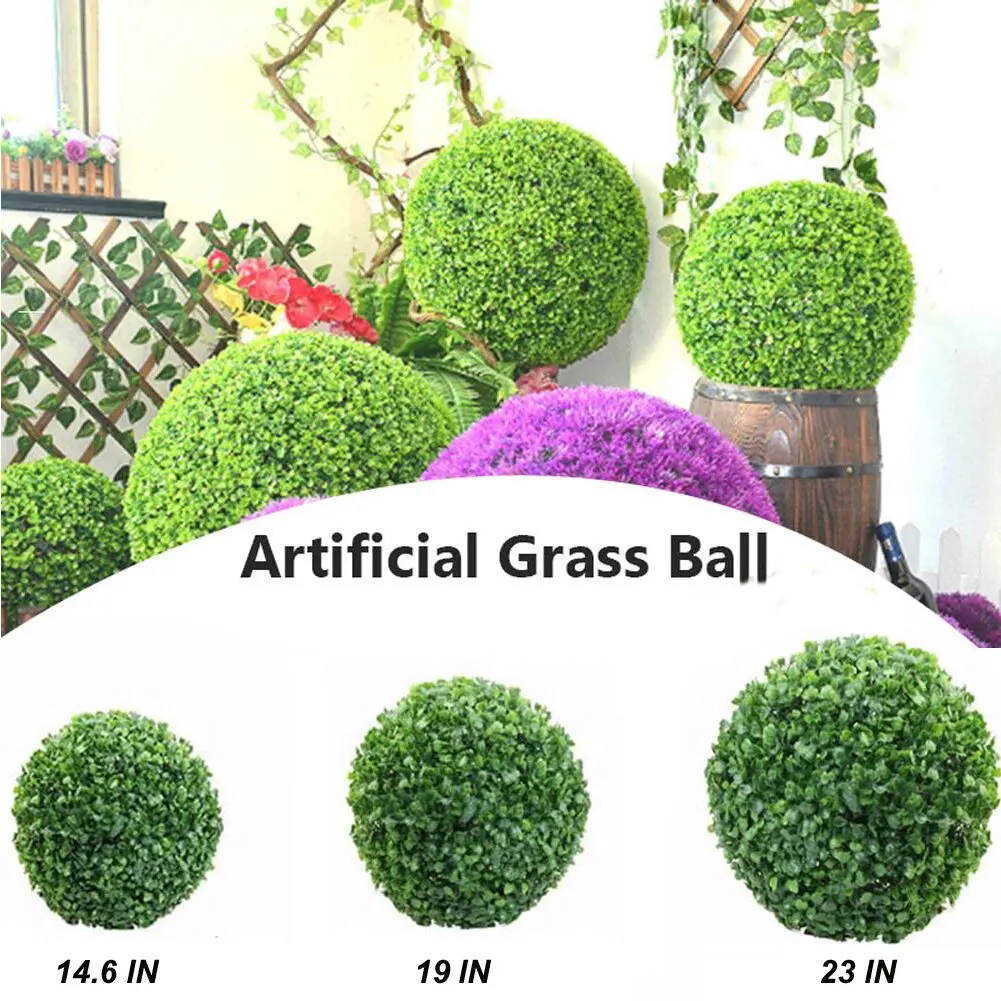 Pe Artificial Topiary Ball Factory Outlet Grass Ball Artificial Boxwood