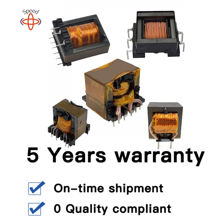 Ultra Low Inductors Coils 96x80x49mm Size Encapsulated EF20 12V LED PQ2620 ERL28 High Frequency Power Supply Transformer