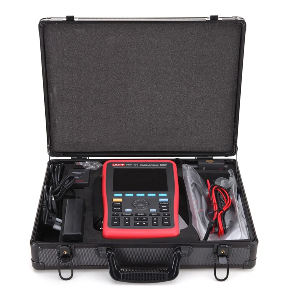 Dual Channel Handheld Oscilloscope 100MHz Handheld Oscilloscope with Multimeter UTD1102C