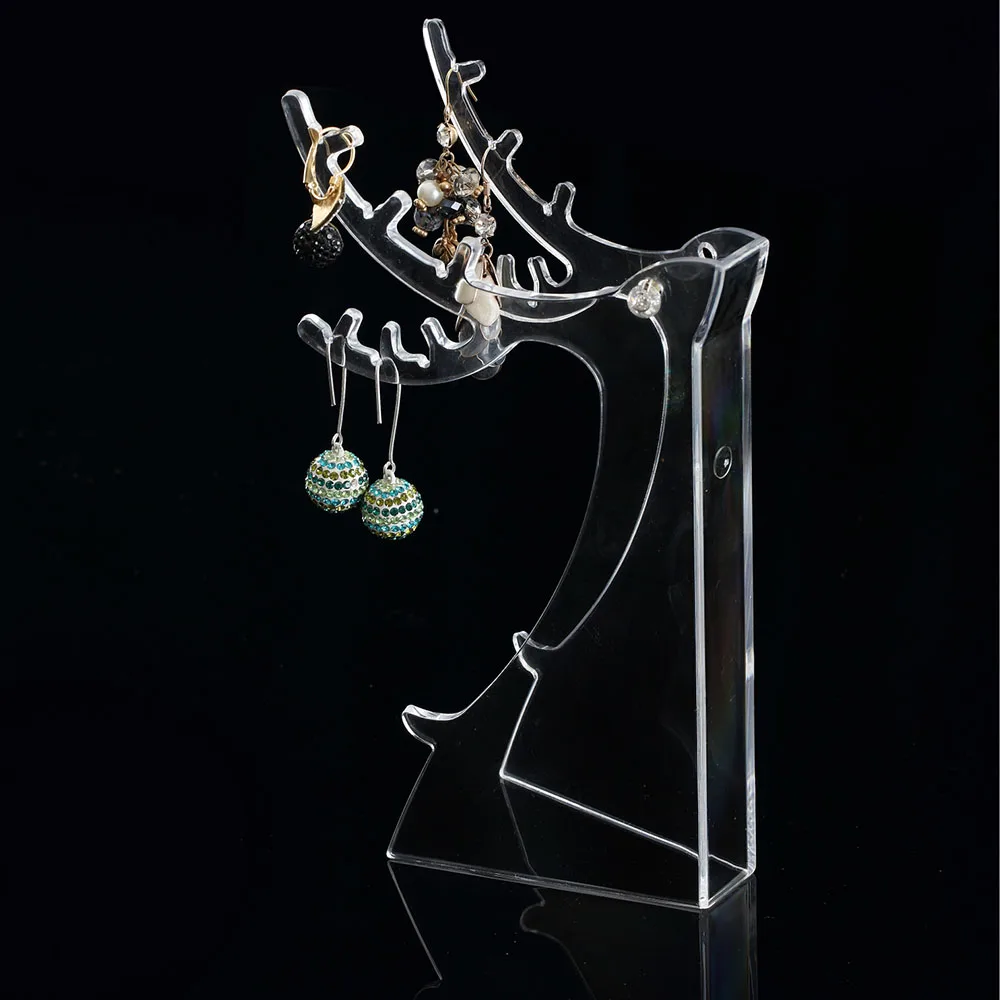 Cross Border Creative Plastic Tree Shaped Jewelry Stand Four Legged Display Storage Makeup Organizers