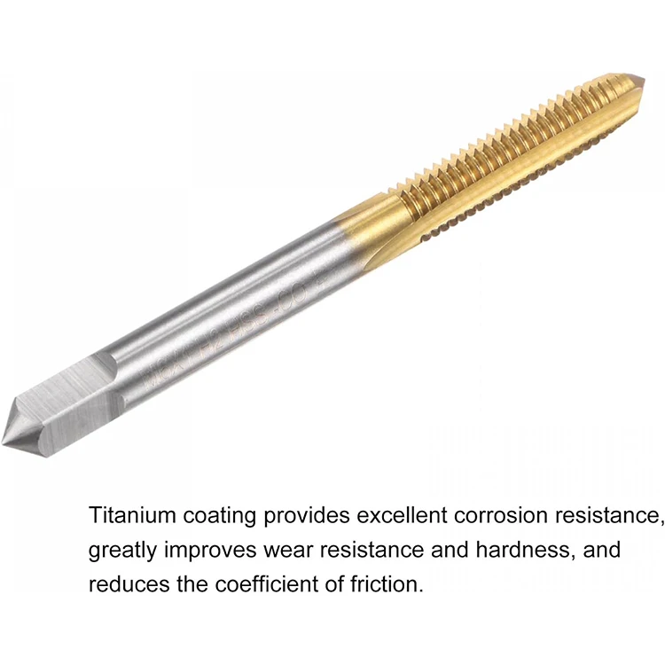DZ M35 Cobalt HSS Machine Tapping Screw Titanium Coated Metric Machinist Repair Threading Tool Tap & Die Product