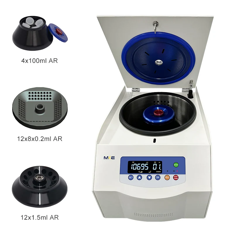 Benchtop Professional Max Capacity 4*100ml Medical Laboratory High Speed Centrifuge 8000 Rpm 10000 Rpm