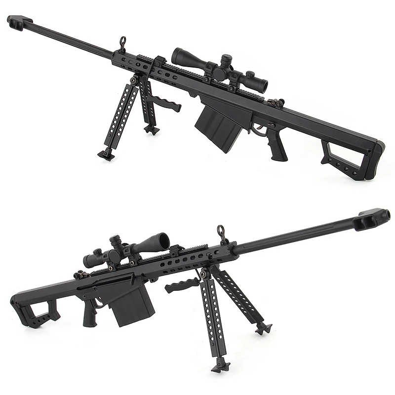 50cm Barrett Metal Toy Gun Toy Sniper Rifle Arma De Brinquedo