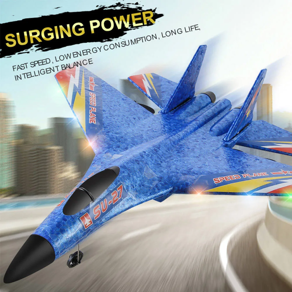 Jet Plane Remote Control Glider Fighter Plane Drone Hand Throwing Foam Plane RC Engine Airplane Model for Beginner
