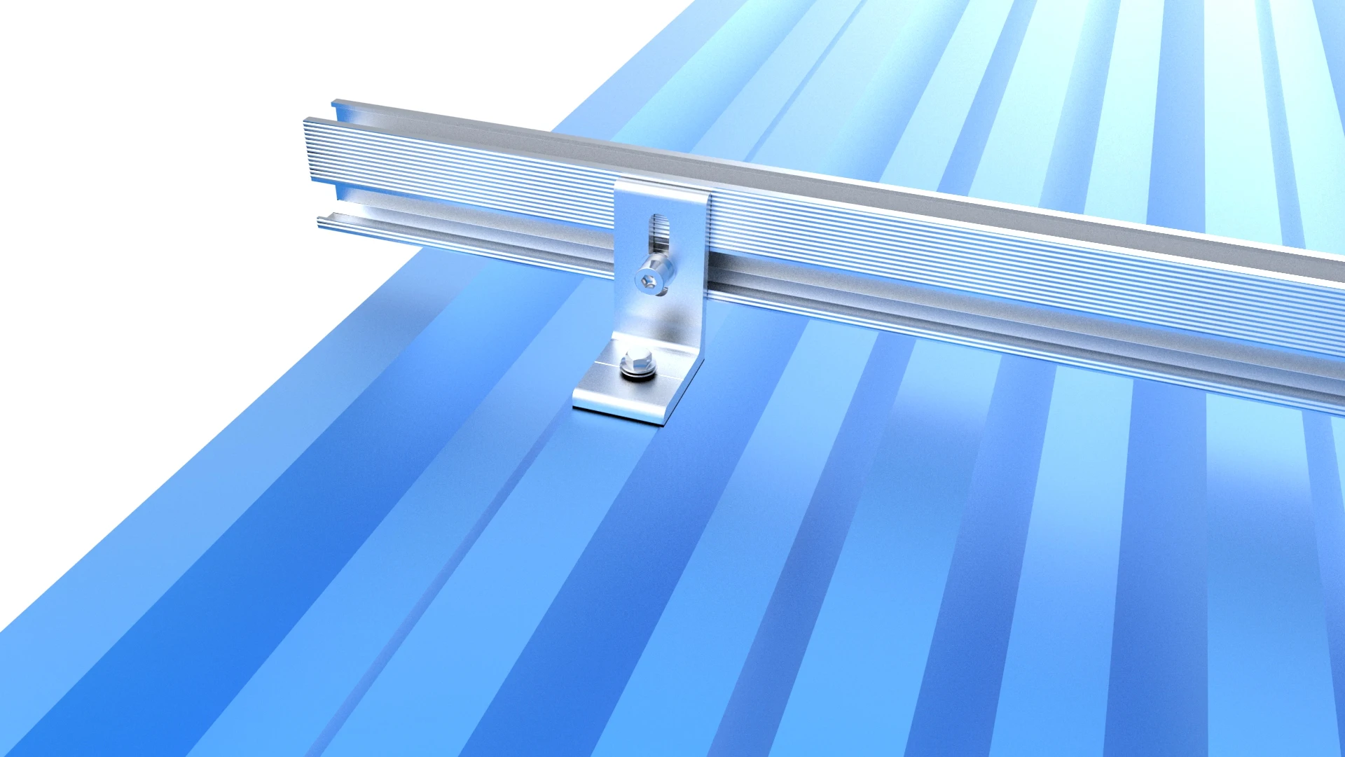 Edri Trapezoidal Metal Roof Solar Mounting System L Foot Photovoltaic ...