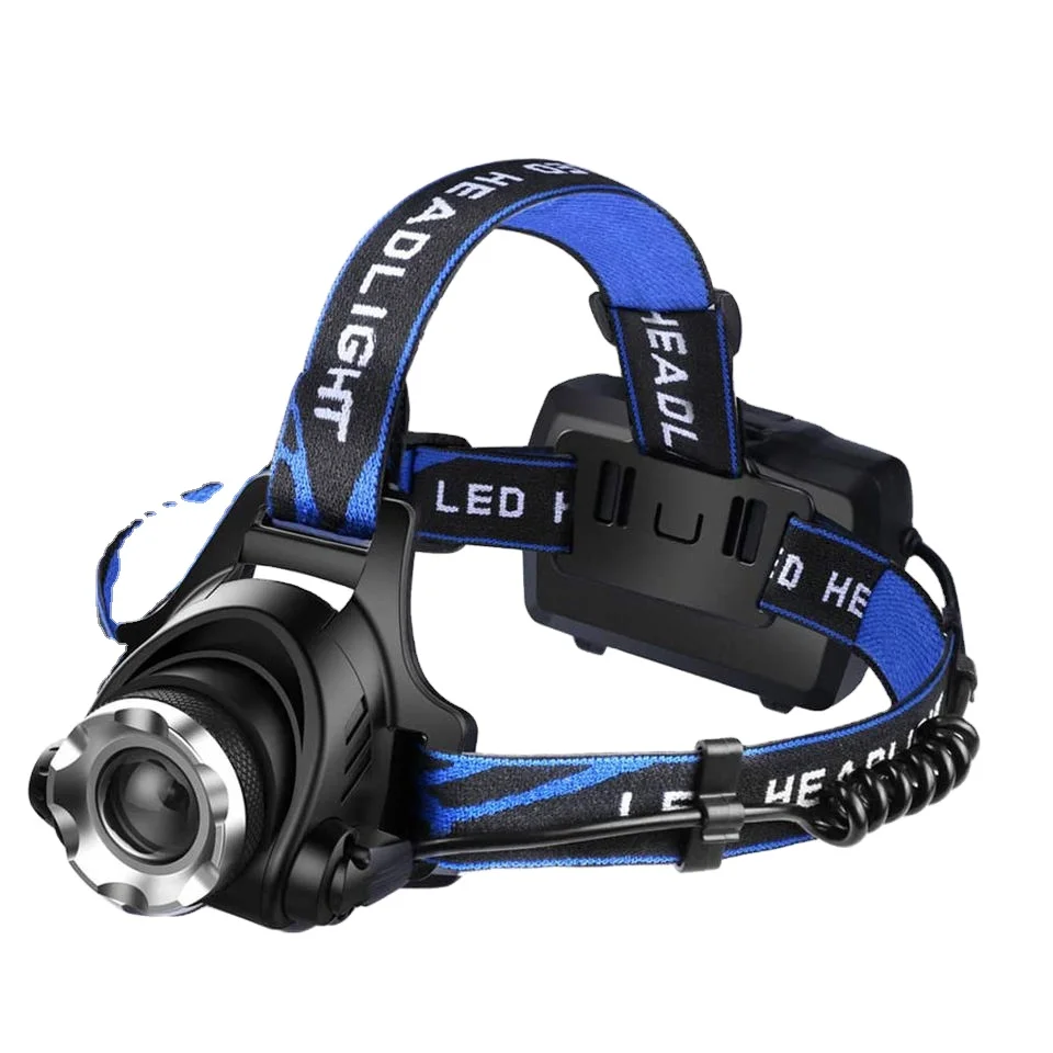 300 Lumens USB Rechargeable Red Aluminum Light Camping Headlamp Flashlight T6 Head Lights LED Torch Headlamps