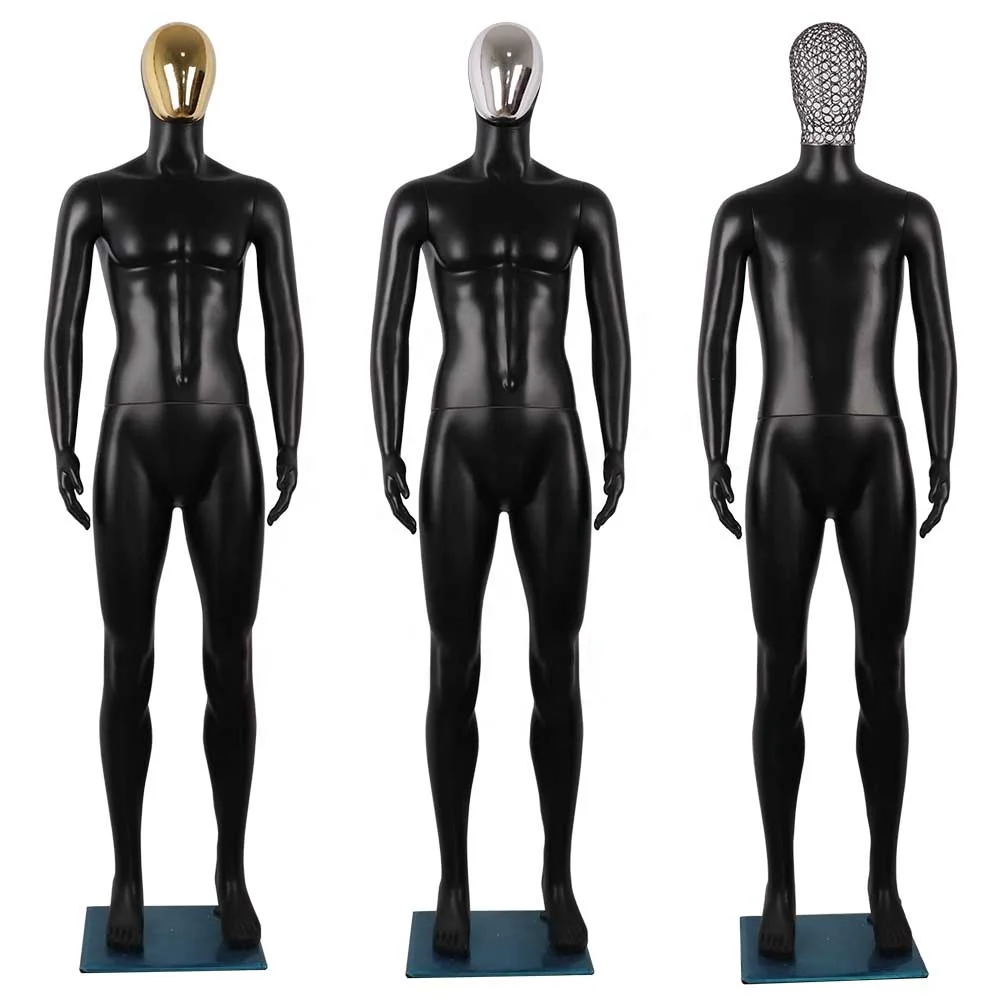 Bonnlo 72.05 Full Body Male Mannequin for Clothing Sales presentations Sturdy Metal Base Mannequin Stand 