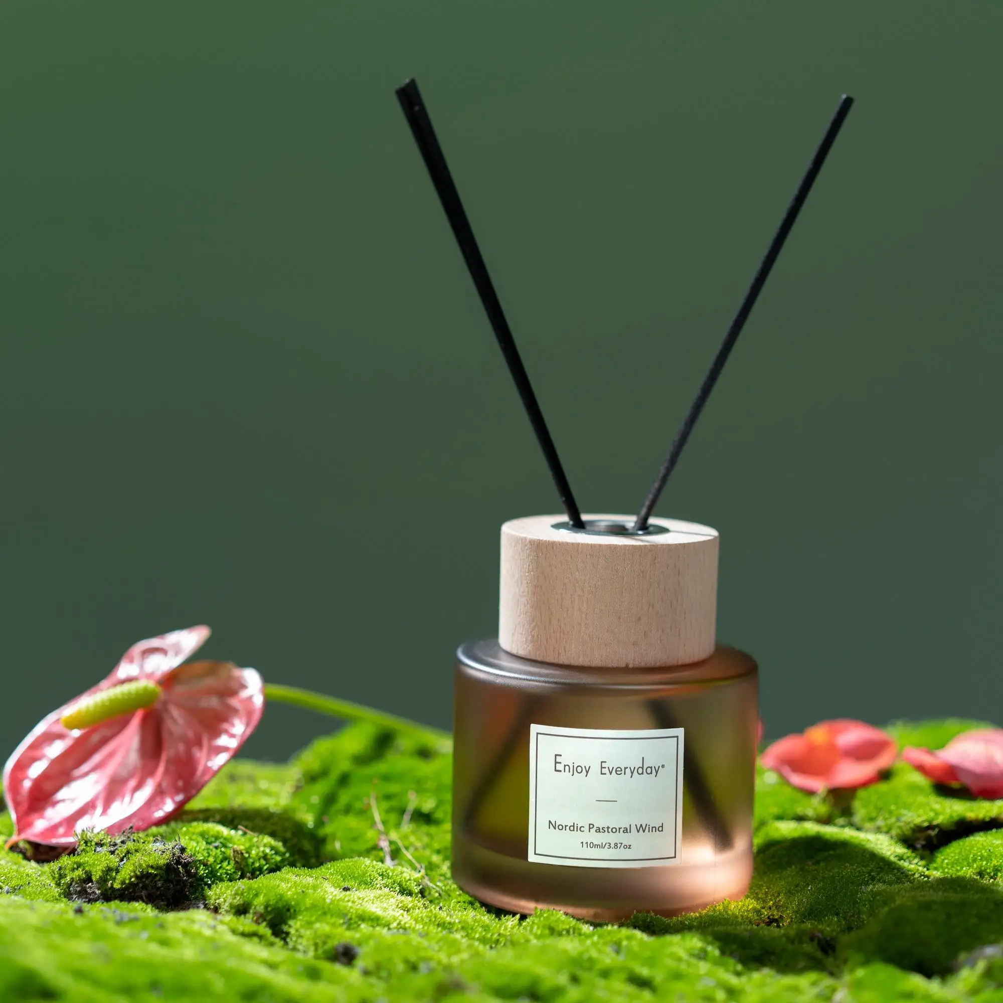 High-End Home Bedroom Fragrance Decor Relax Aromatherapy Essential Oil Glass Home Fragrance Reed Diffuser