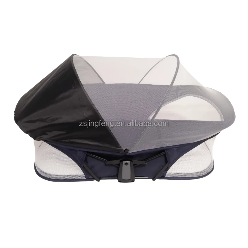 Portable Pop-Up Travel Cot Anti-UV Canopy Modern Easy Foldable